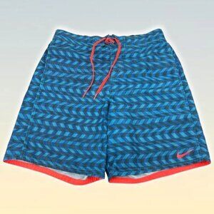 NIKE Men's Swim Short Sz Medium Blue